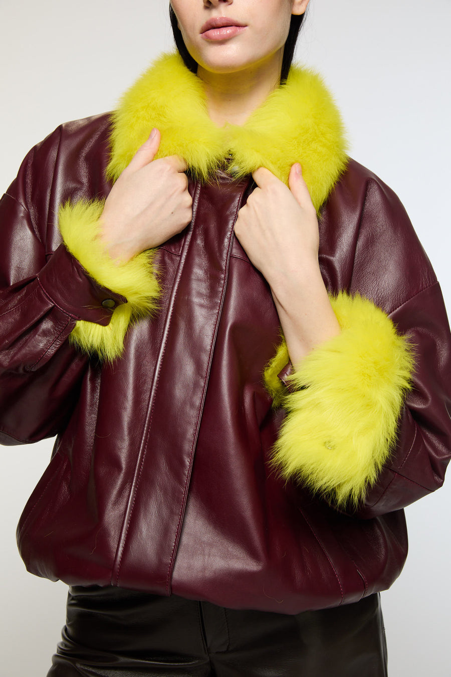 Zoe Bomber with detachable collar