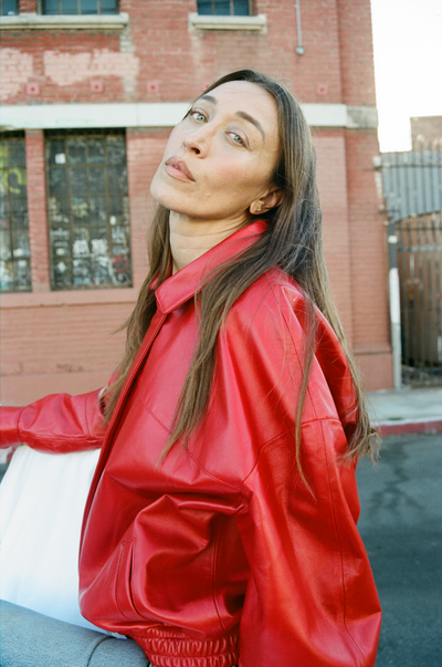 Alana Hadid x Onar Studios Zoe Bomber