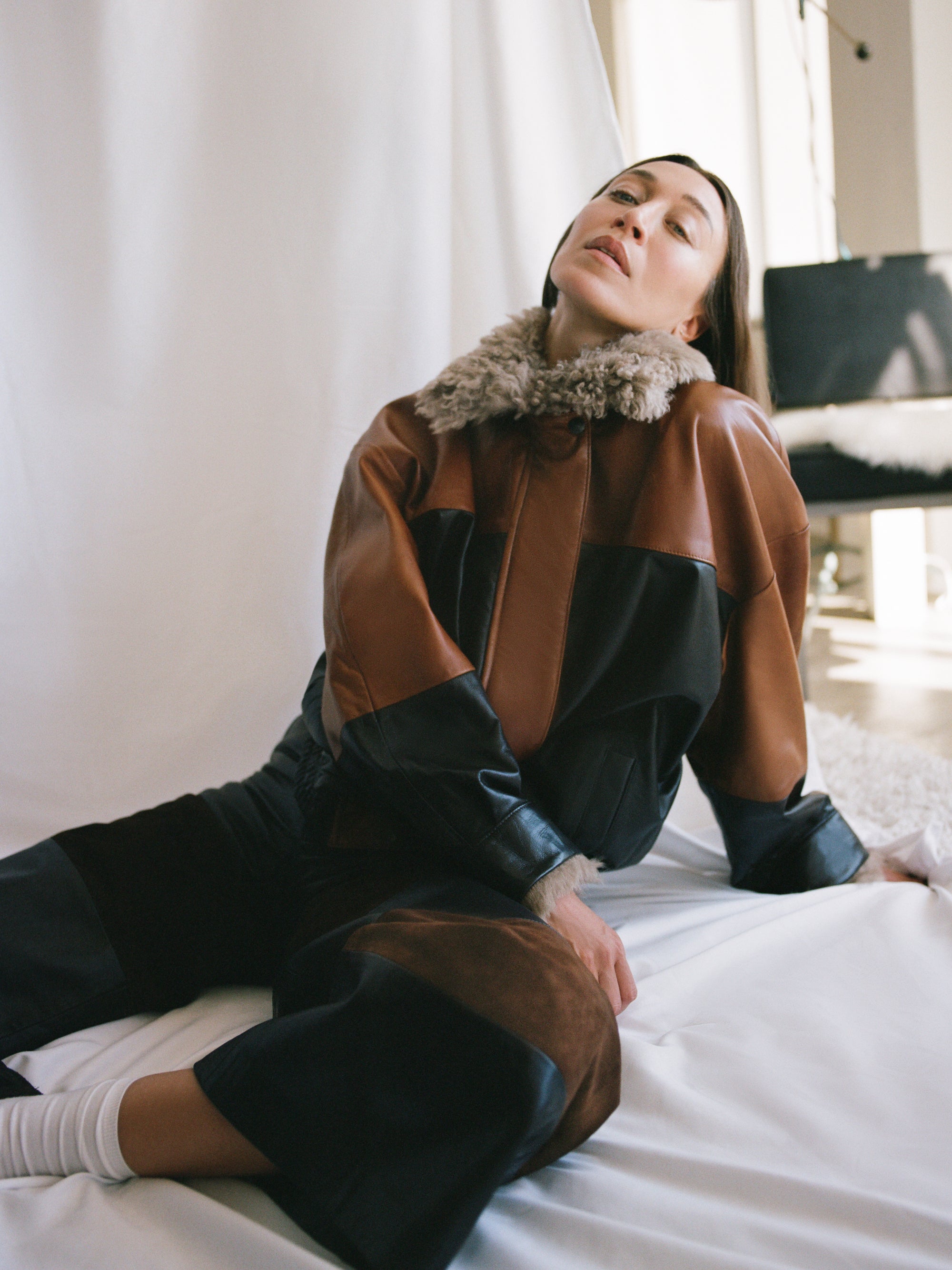 Alana Hadid x Onar Studios Zoe Bomber