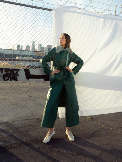 Alana Hadid x Onar Studios Selen Coat