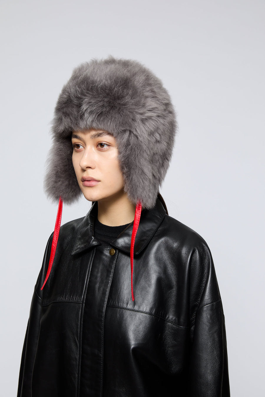 INARI ハット グレー＆レッド