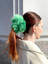 NAOMI Hair Scrunchie Neon Green