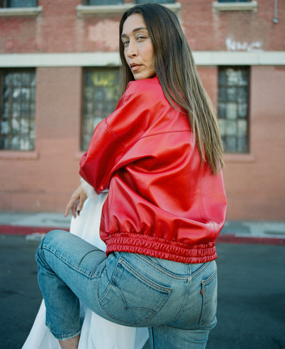 Alana Hadid x Onar Studios Zoe Bomber