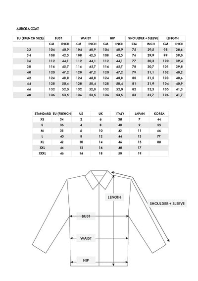 AURORA コート アイボリー