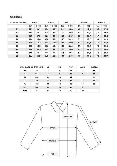 Alana Hadid x Onar Studios Zoe Bomber