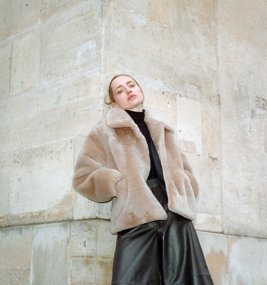 bedsidedrama - 杉咲花 bedsidedrama Aurora Mohair Knit Coat 杉咲花 bedsidedrama Aurora Mohair Knit Coat