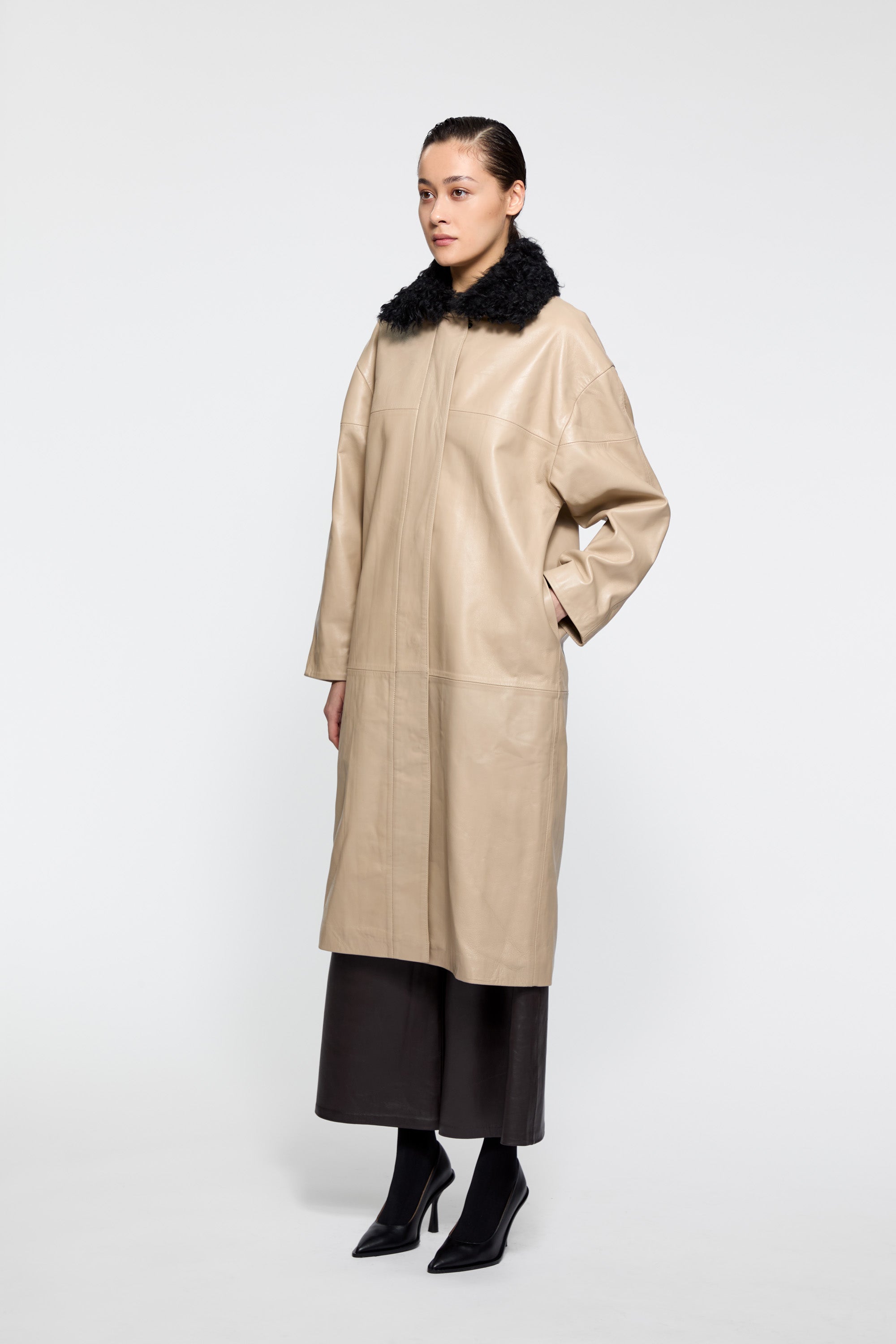 レインドロップコート ココア