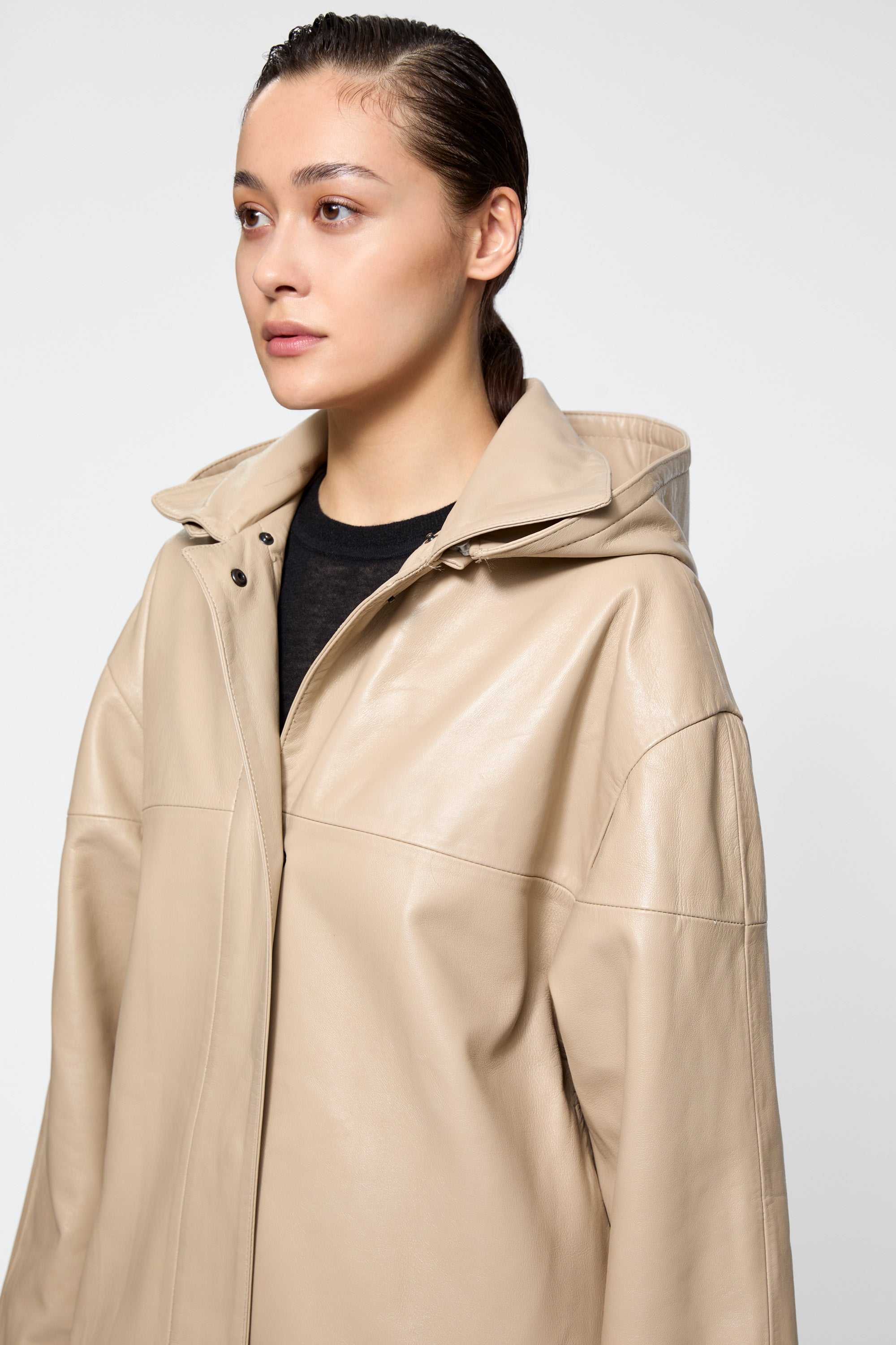 レインドロップコート ココア