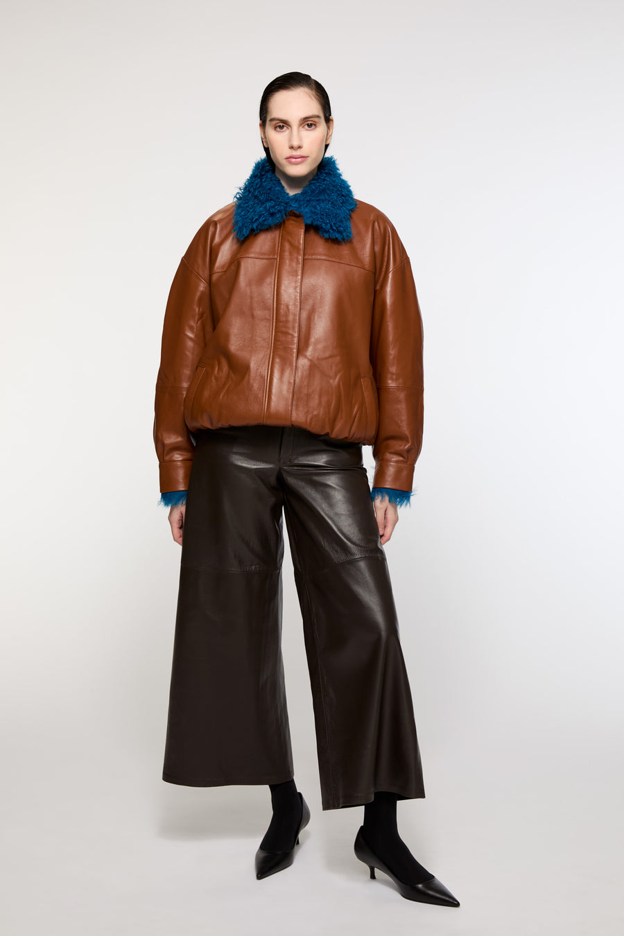 Zoe Bomber with detachable collar