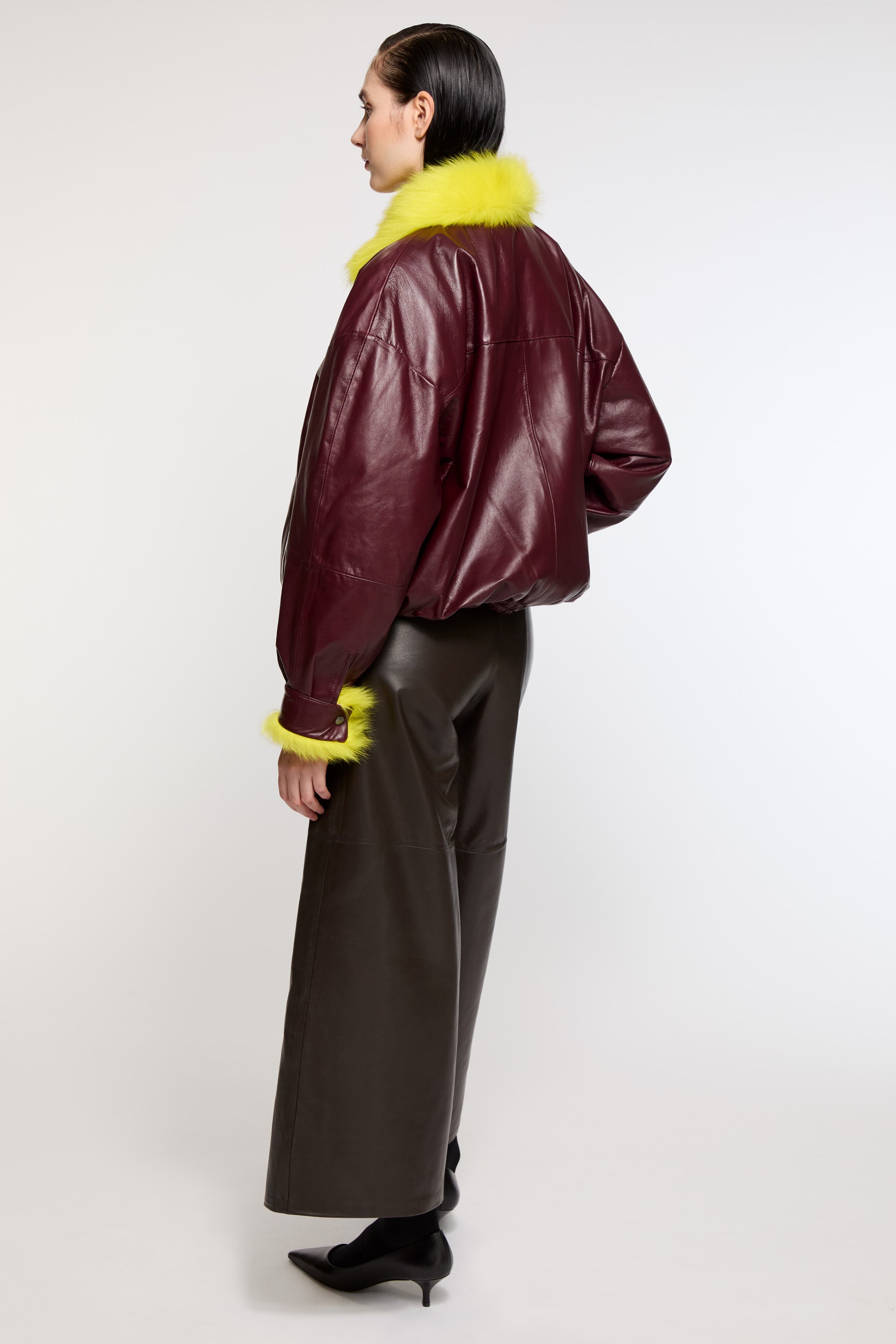 Zoe Bomber with detachable collar