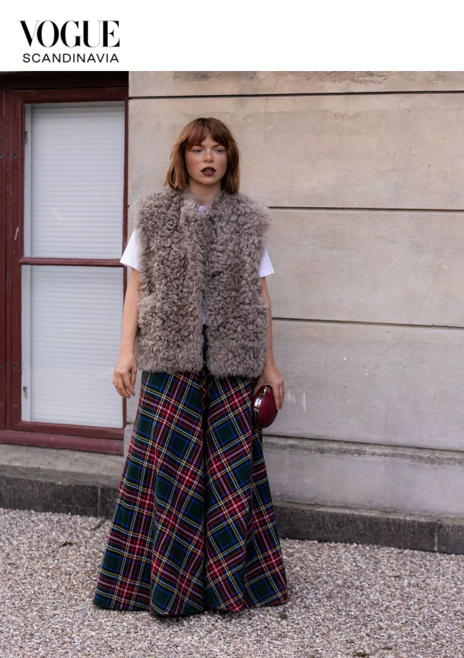 Emma Fridsell wearing Onar Studios Eva vest in CPHFW