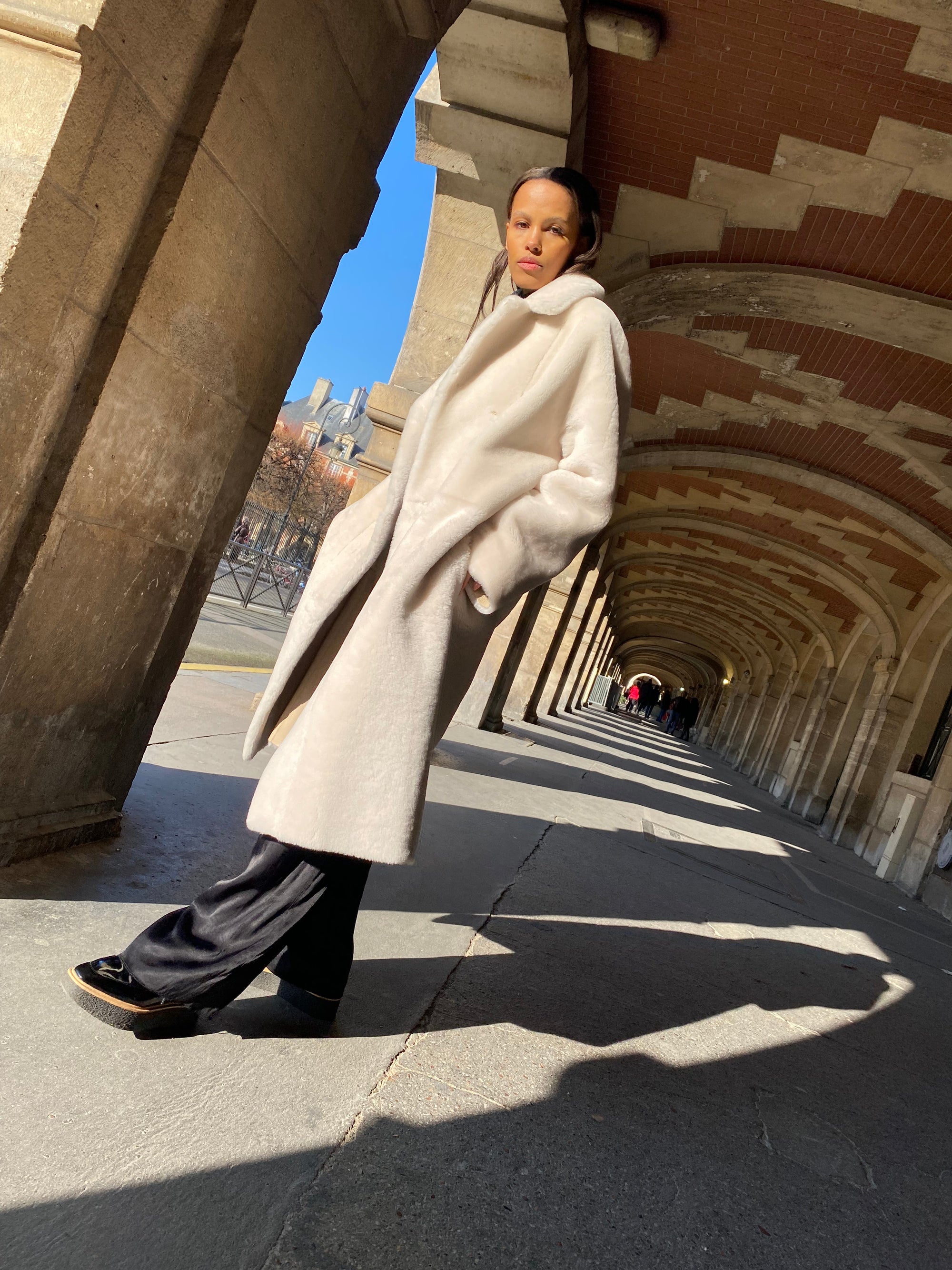 AURORA コート アイボリー