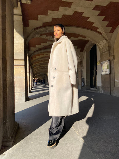 AURORA コート アイボリー