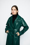 MARLENE Trench Forest Green