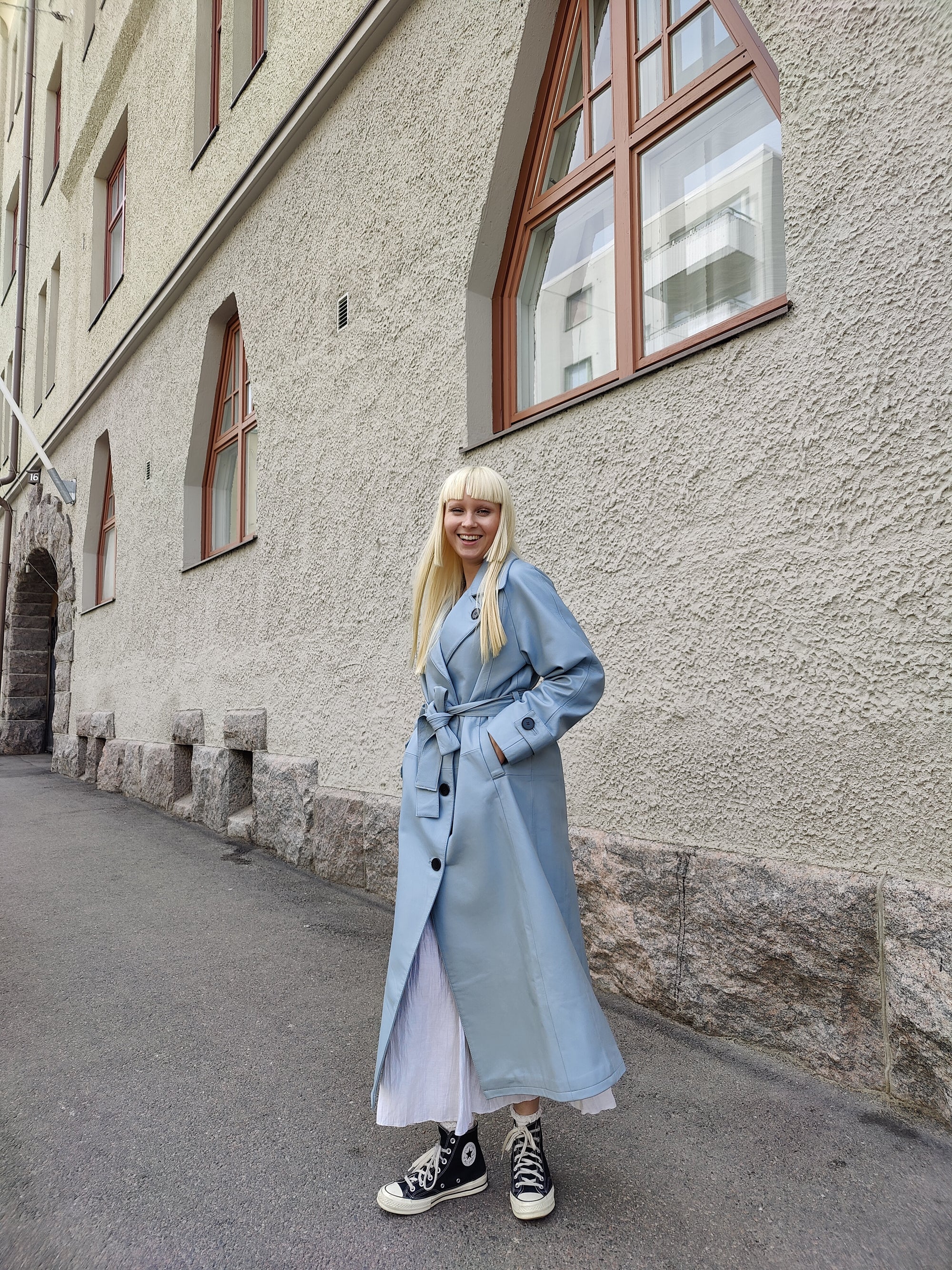 IRIS リバーシブルベスト ブラック＆アイボリー