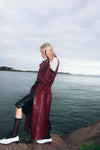 MARLENE Trench Vest Burgundy