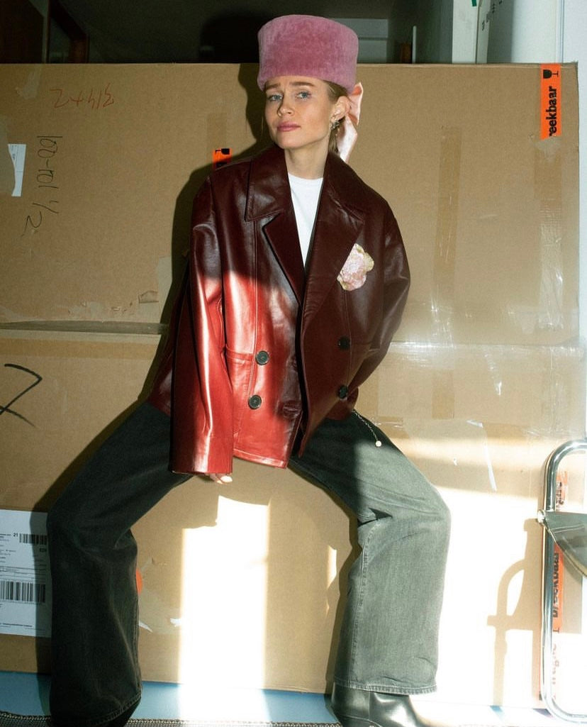 ROSSY Jacket Burgundy