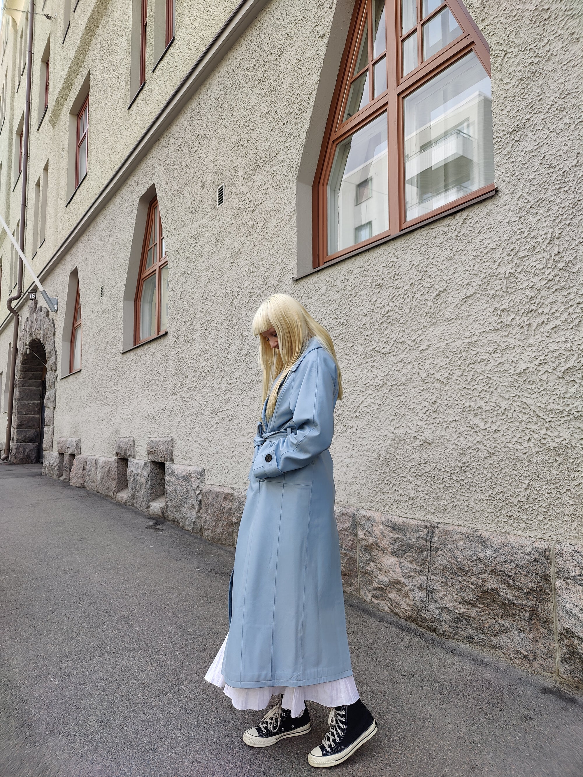 IRIS リバーシブルベスト ブラック＆アイボリー