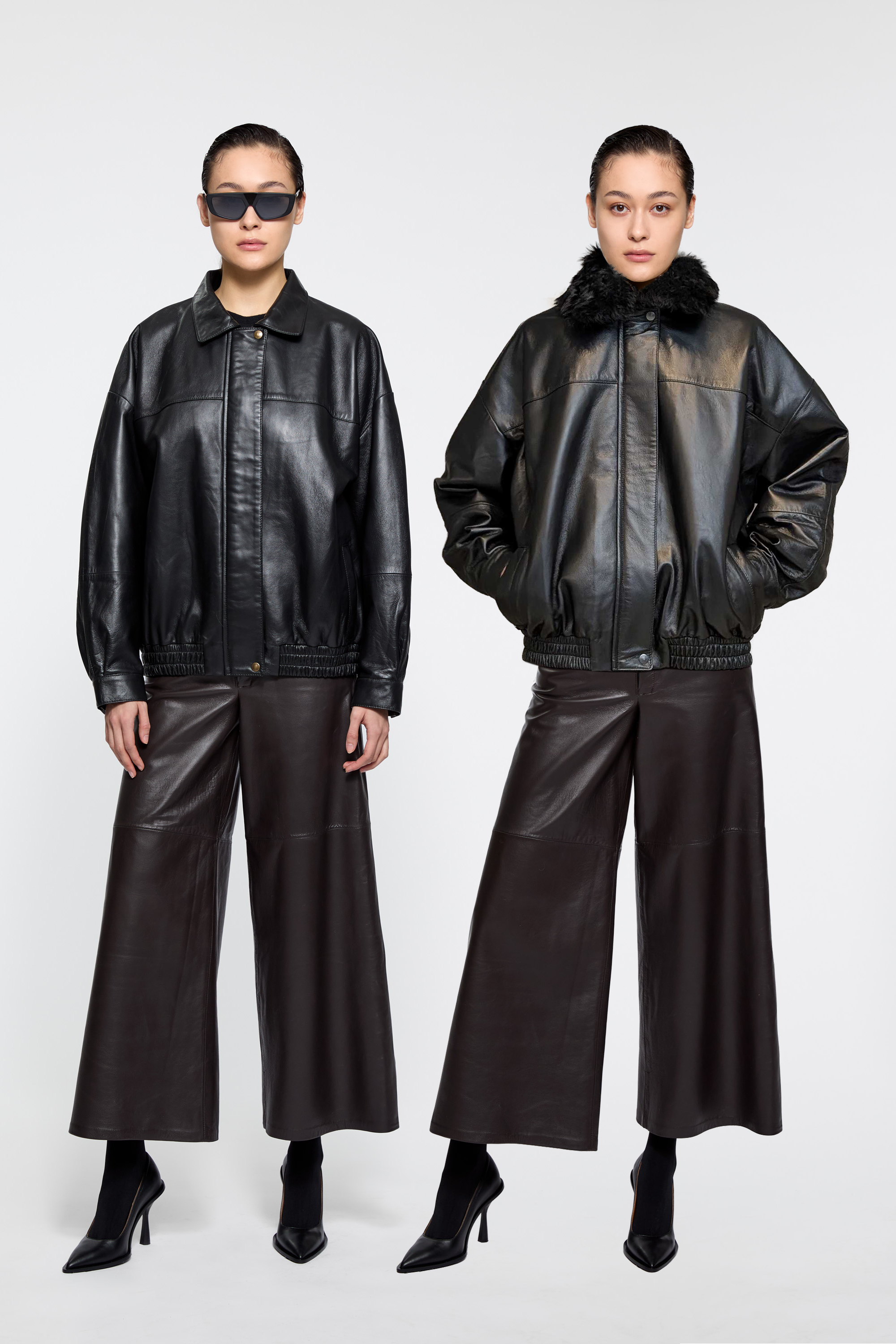 Joy x Zoe Bomber with detachable collar