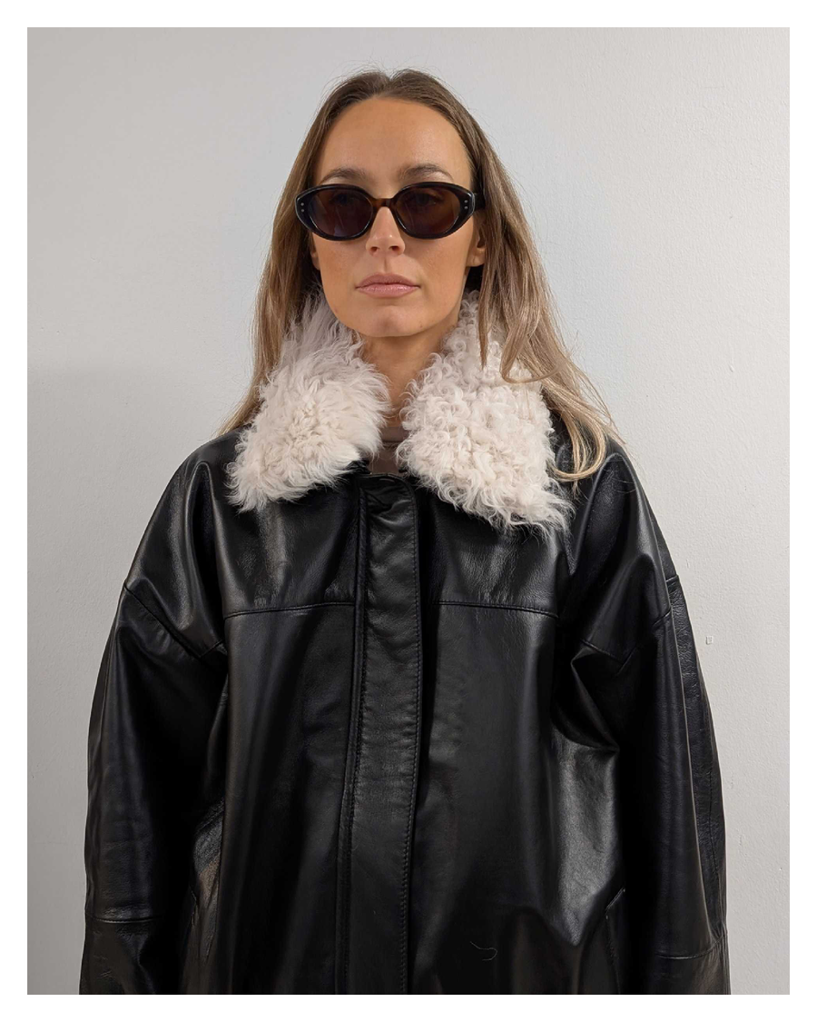 Joy x Zoe Bomber with detachable collar