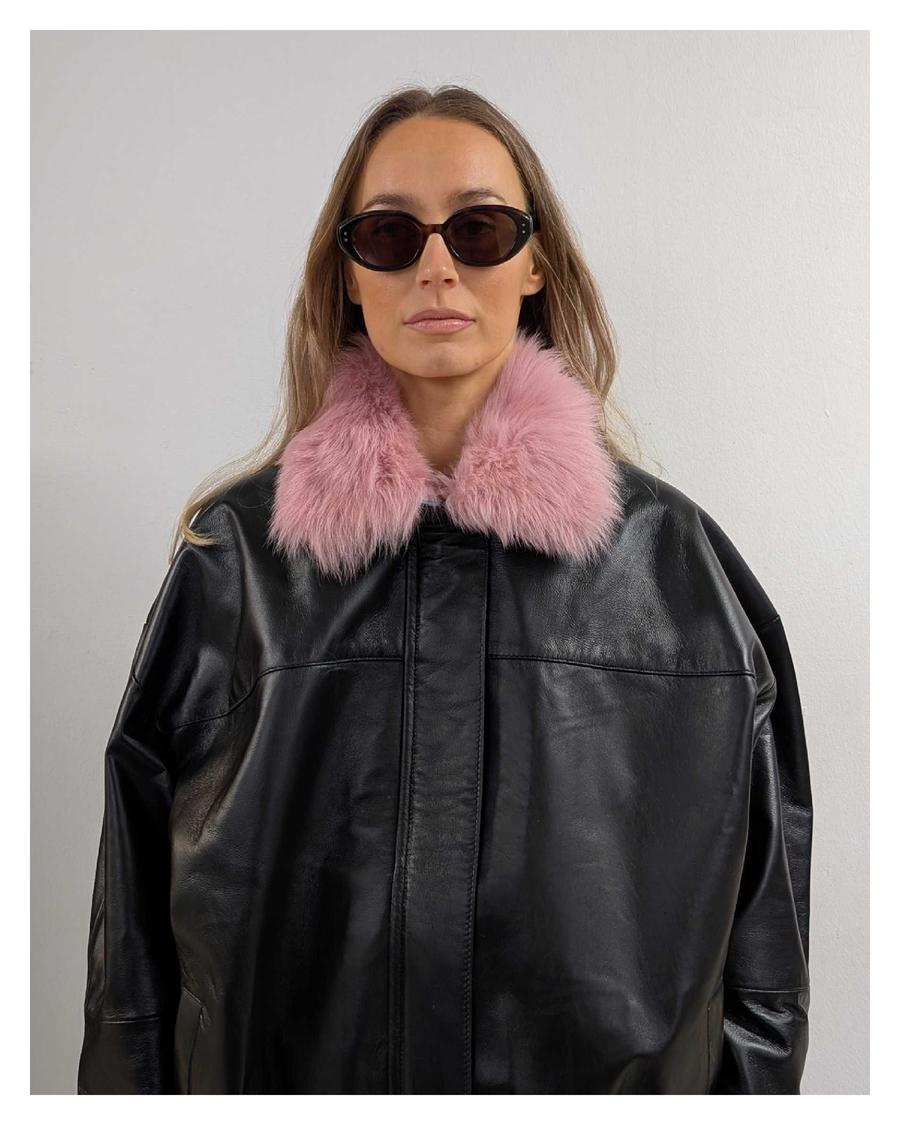Joy x Zoe Bomber with detachable collar