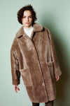 In Stock Stella Coat Chestnut 46