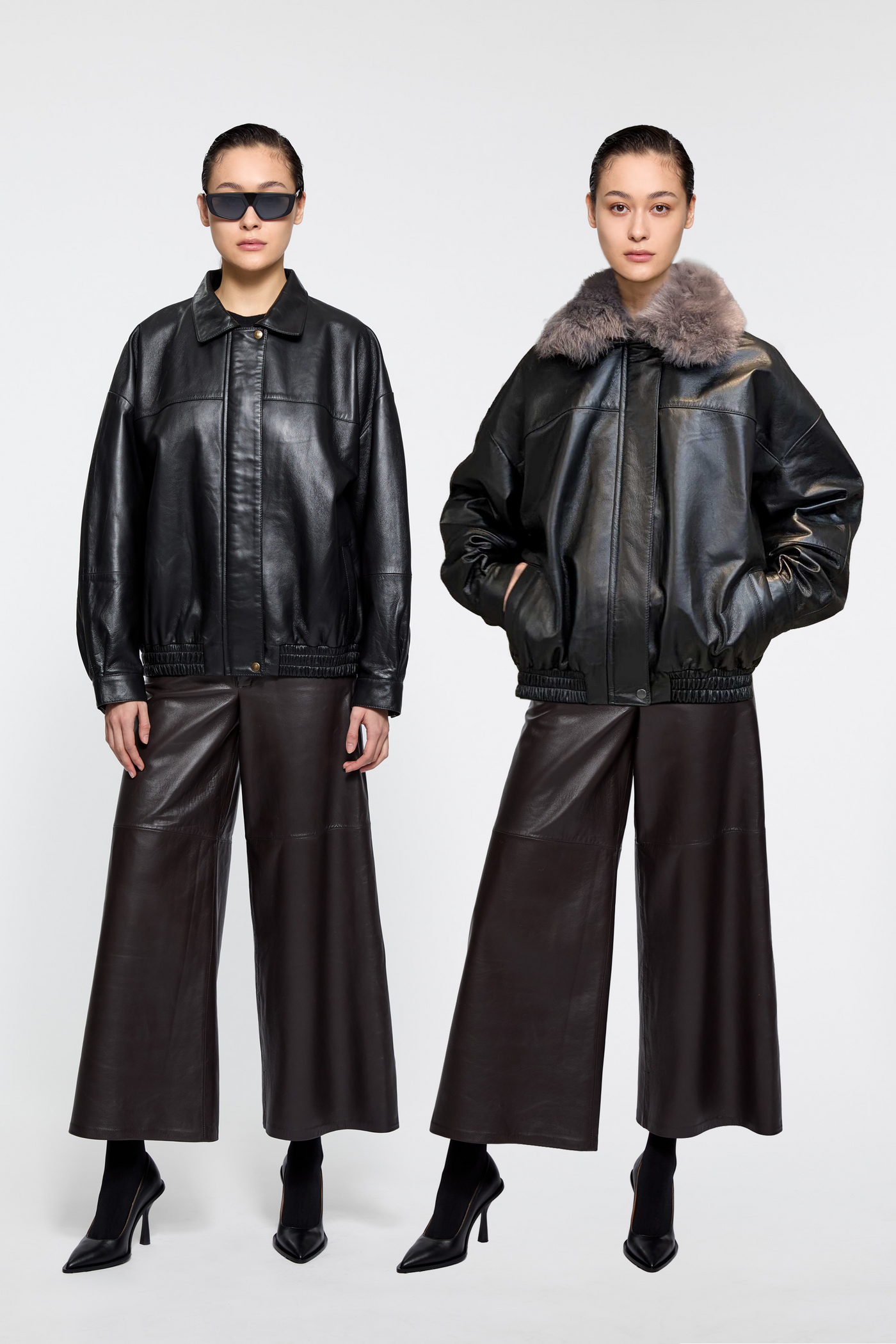 Joy x Zoe Bomber with detachable collar