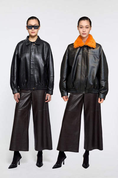 Joy x Zoe Bomber with detachable collar