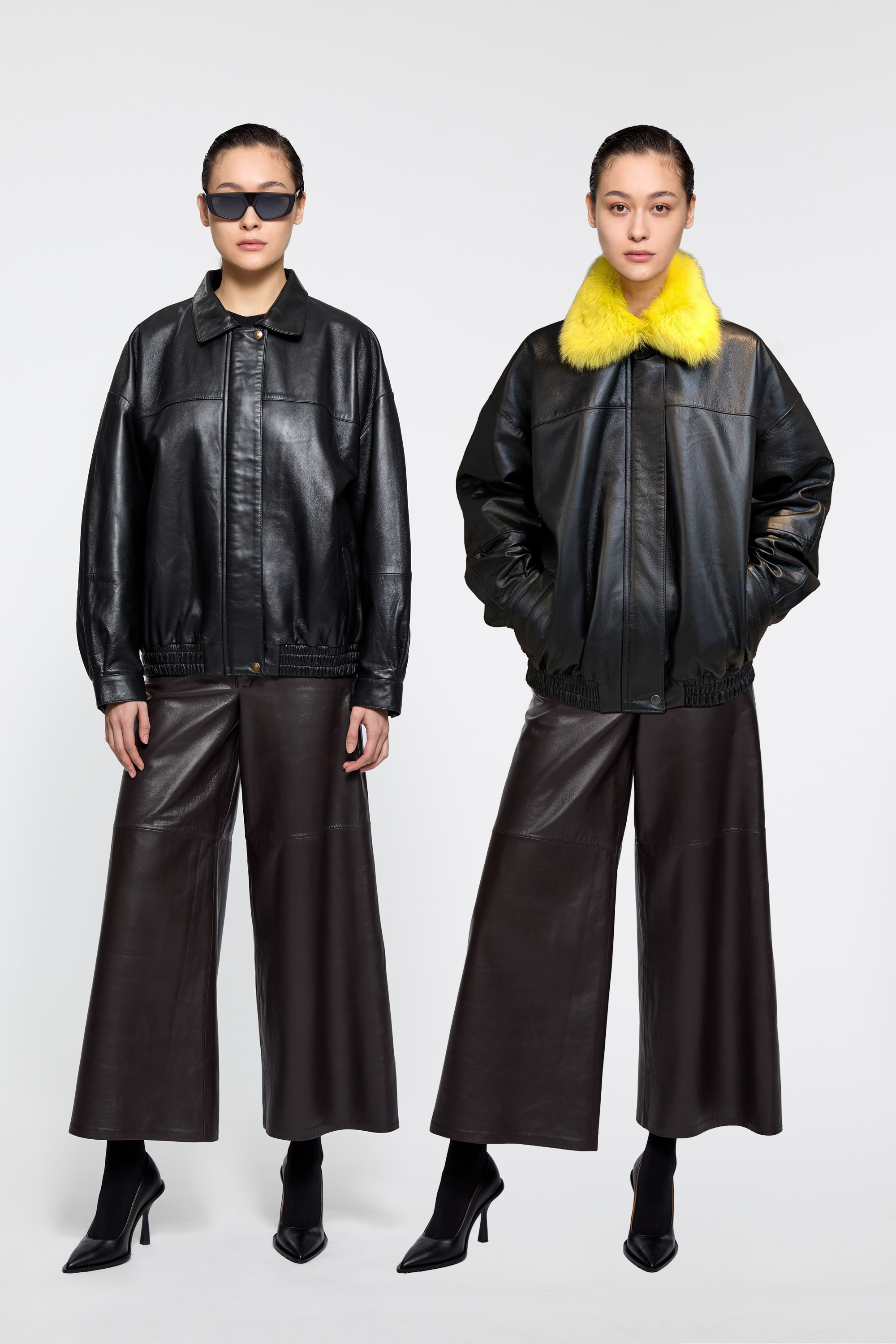 Joy x Zoe Bomber with detachable collar