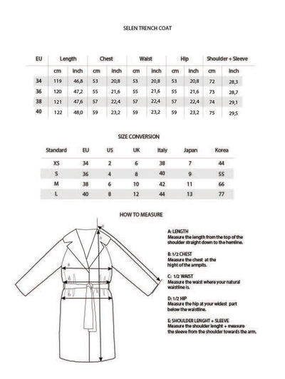 Selen Coat Lullaby Blue
