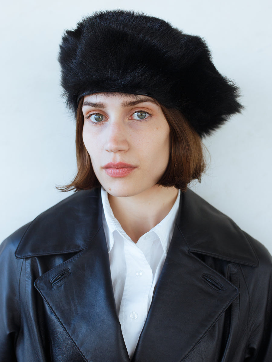 CASSANDRA Beret Black