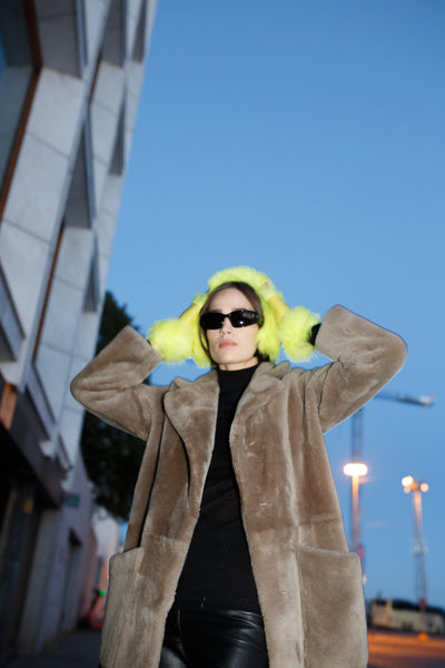 MAGDA ヘッドバンド ネオンイエロー