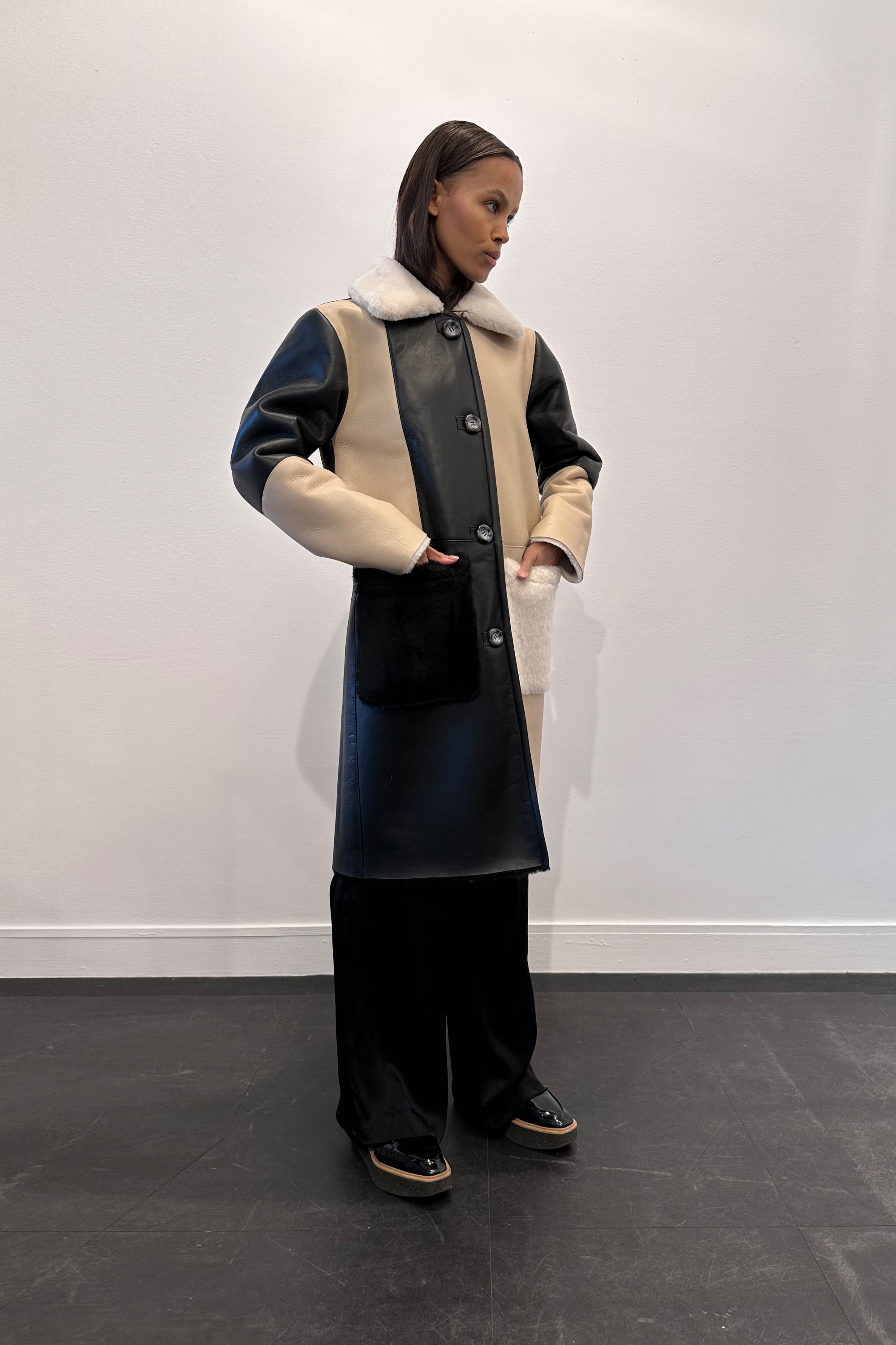 Piano Coat Reversible