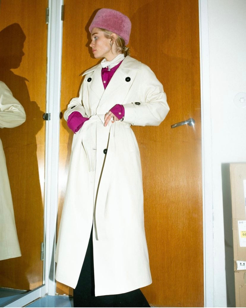 マーレーヌ トレンチ ペールクリーム