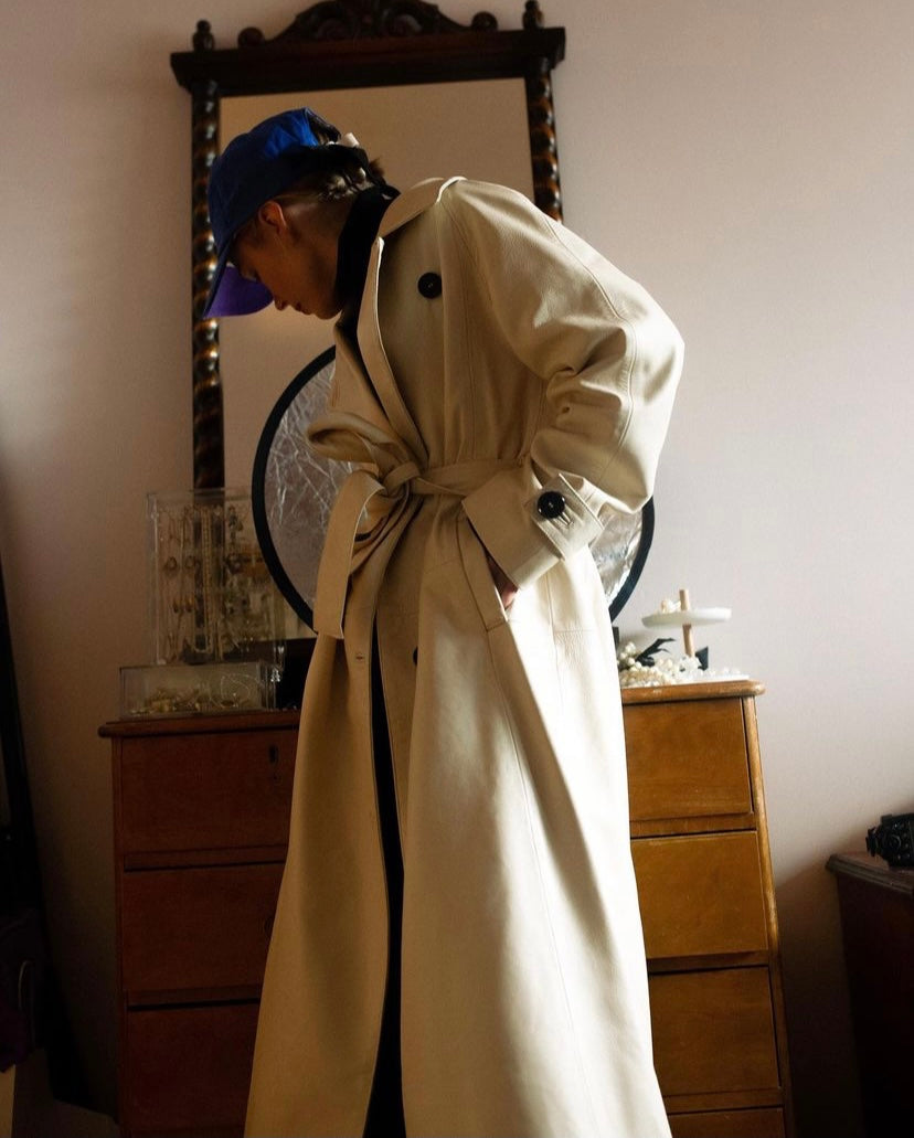 マーレーヌ トレンチ ペールクリーム