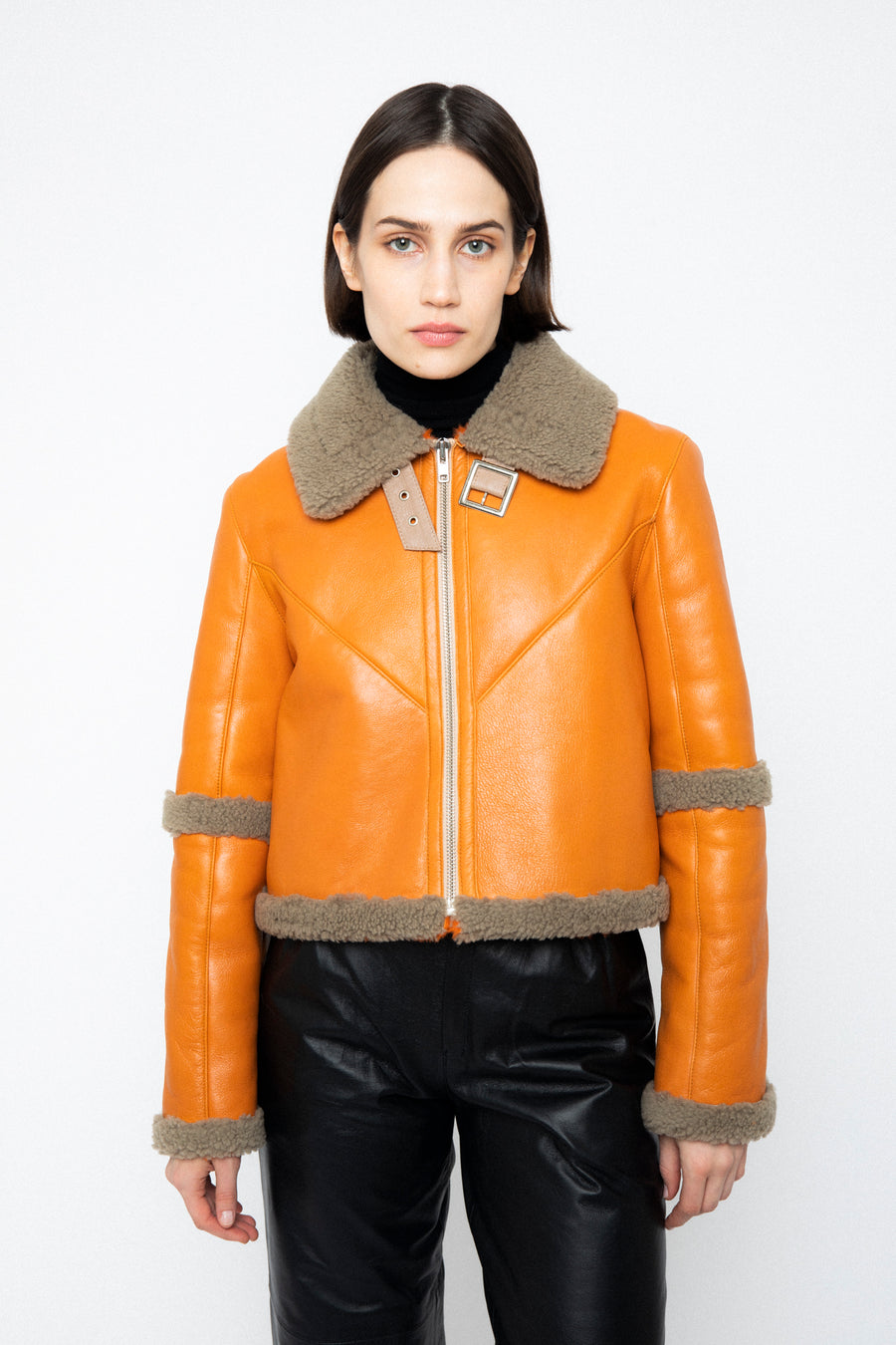 Chloe Aviator Orange & Chestnut